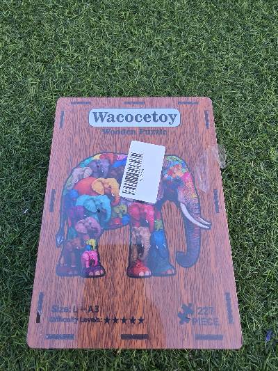 Wacocetoy houten puzzel olifant