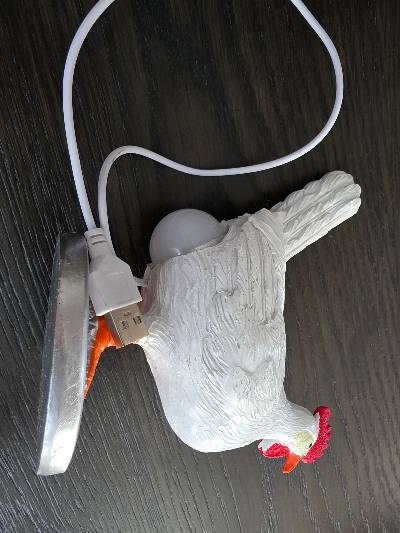 Kip nachtlampje met USB