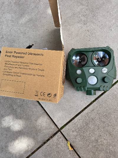 Solar ultrasone ongedierteverjager