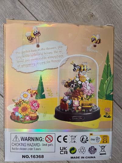 Bouwpakket Garden Bee met stolp