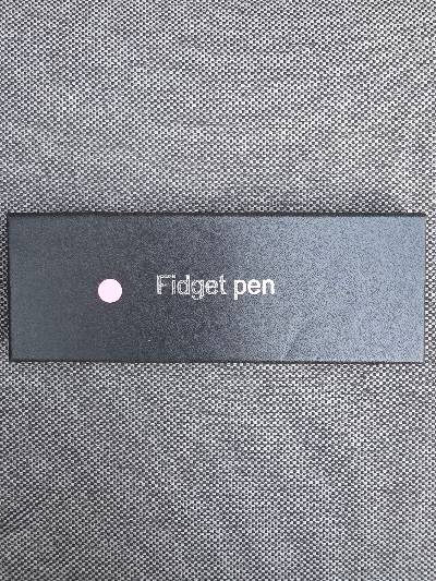 Fidget pen in doosje