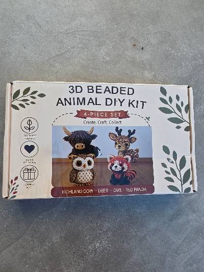3D kralen dieren knutselset