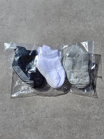 3 paar antislip babysokjes