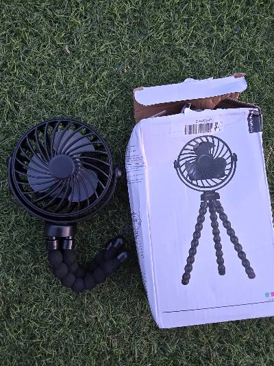 Draagbare ventilator met statief