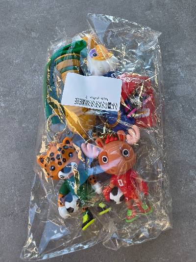 WK mascotte sleutelhangers
